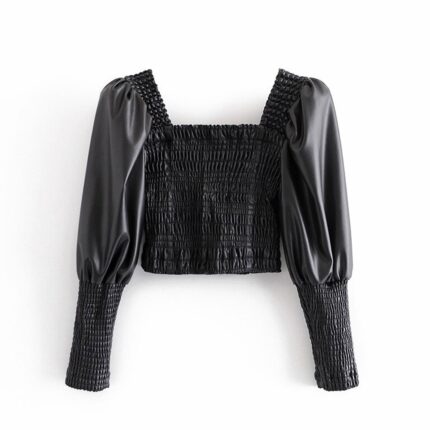 Leather Shirts & Tops
